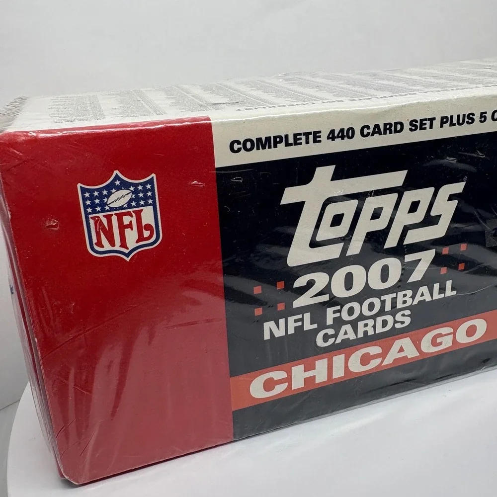 2007 Topps NFL Football Complete 440 Card Set + 5 Chicago Bears Rookies Sealed